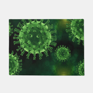 Covid Virus Pathogen Infection Doormat