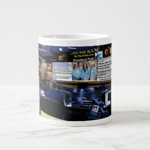 Covid. war room large coffee mug