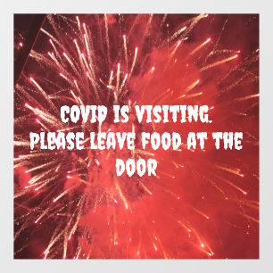 COVID window cling