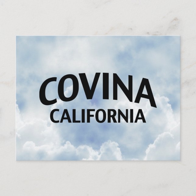 Covina California Postcard (Front)