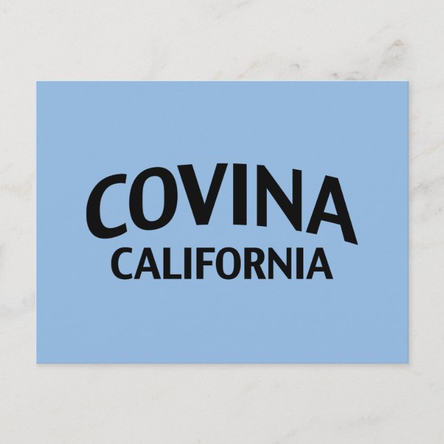 Covina California Postcard (Front)