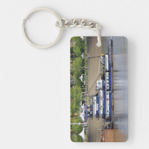 Covington acrylic key chain