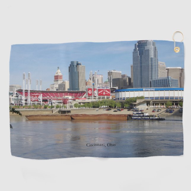 Covington & Barges Golf Towel (Horizontal)