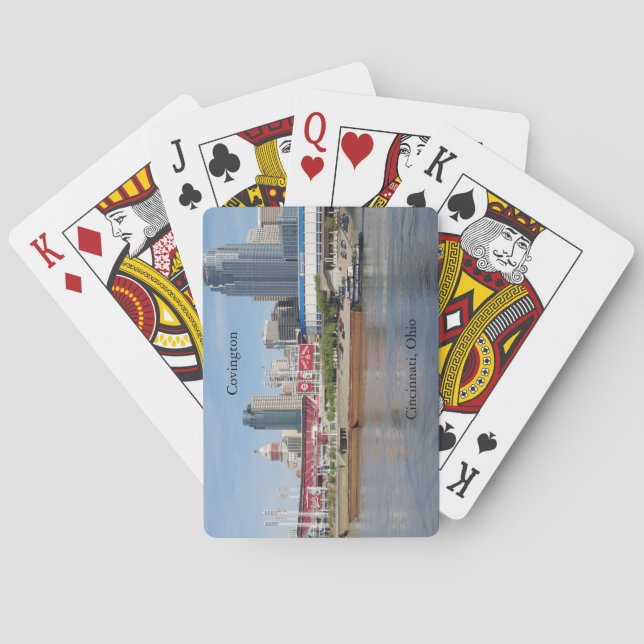 Covington & Barges playing cards (Back)