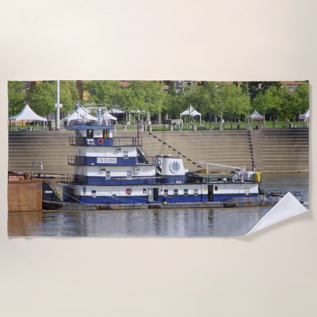 Covington beach towel (Front)