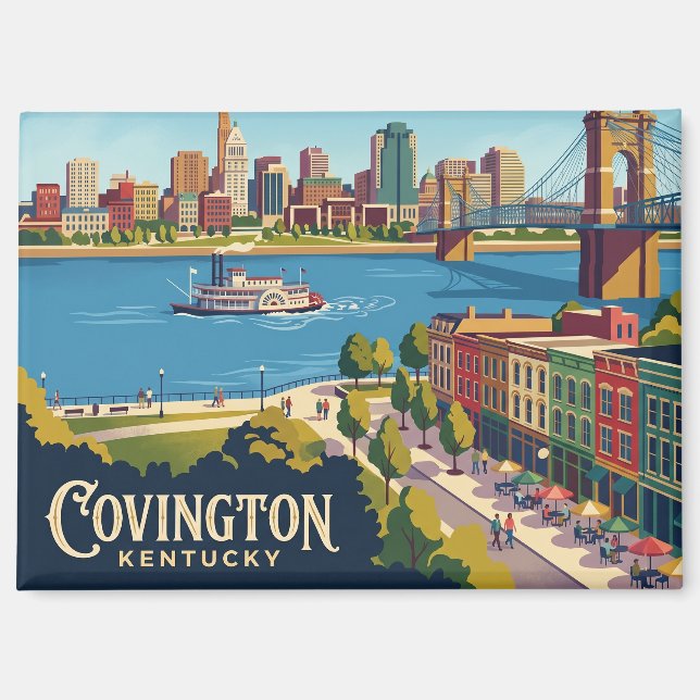Covington, Kentucky Kentucky Magnet (Front)
