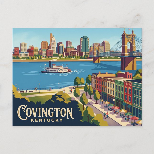 Covington, Kentucky Kentucky Postcard (Front)