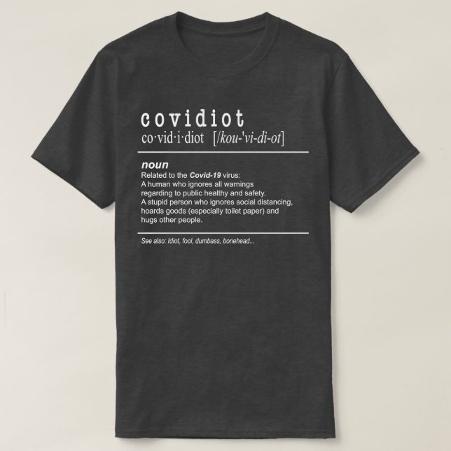 CovNoun Definition T-Shirt (Design Front)