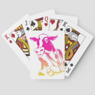 Cow 15 playing cards