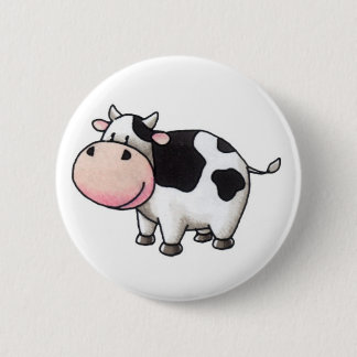 Cow 6 Cm Round Badge