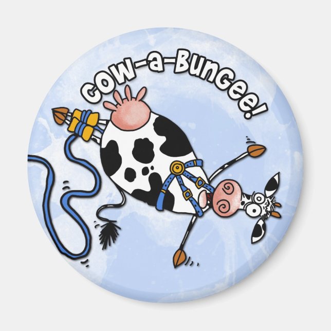 cow-a-bungee magnet (Front)