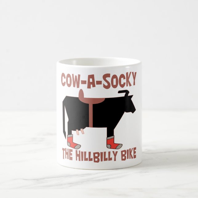 Cow A Socky Coffee Mug (Center)