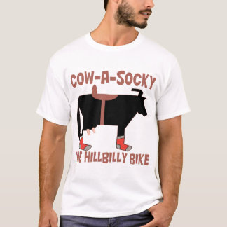 Cow A Socky The Hillbilly Bike T-Shirt
