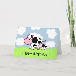 Cow and Baby Card
