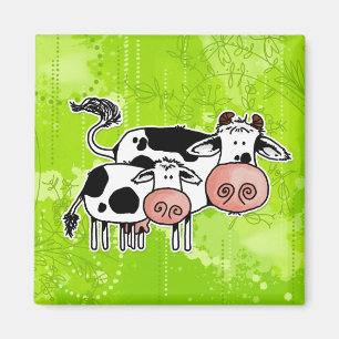 cow and calf magnet
