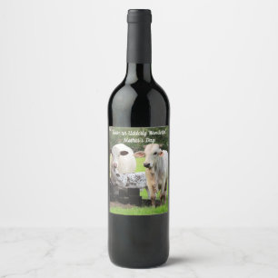 Cow and Calf - Personalised Wine Label