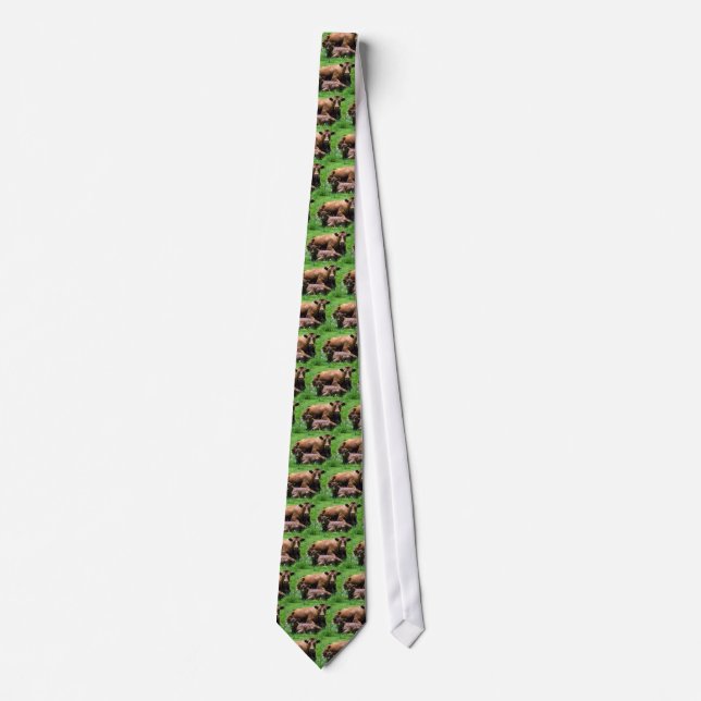 Cow And Calf Tie (Front)
