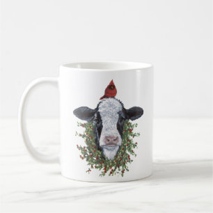 Cow and Cardinal Mug