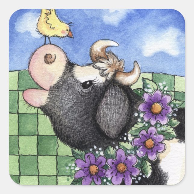 Cow and Chick - Stickers (Front)