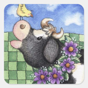 Cow and Chick - Stickers