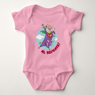 Cow and Chicken Super Cow Al Rescate! Baby Bodysuit
