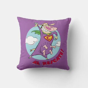 Cow and Chicken Super Cow Al Rescate! Cushion