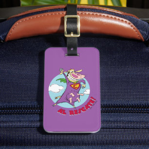 Cow and Chicken Super Cow Al Rescate! Luggage Tag