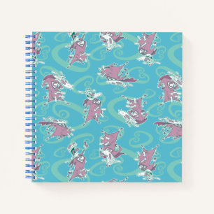 Cow and Chicken Super Cow Pattern Notebook