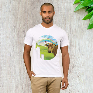 Cow And Milk Mens T-Shirt