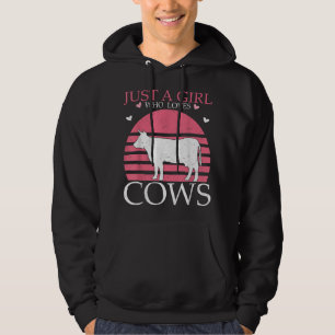 Cow Animal Lover Tee Just A Girl Who Loves Cows
