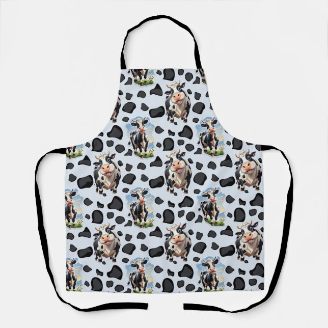 Cow Animal Pattern Design  Apron (Front)