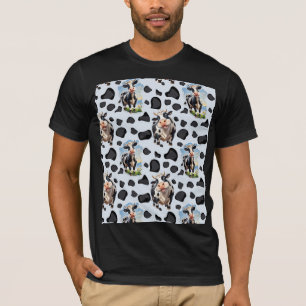 Cow Animal Pattern Design T-Shirt