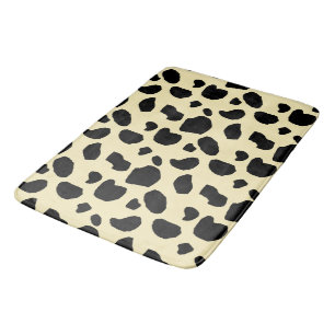 Cow Animal Skin Colour Pattern Design Bath Mat