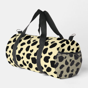 Cow Animal Skin Colour Pattern Design Duffle Bag