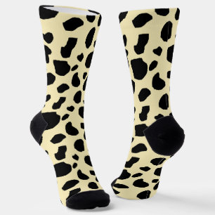 Cow Animal Skin Colour Pattern Design Socks