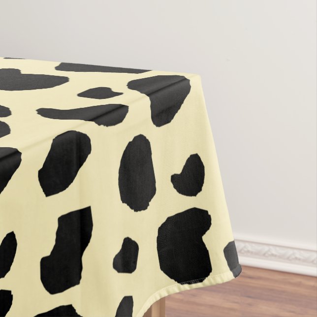 Cow Animal Skin Colour Pattern Design  Tablecloth (In Situ)