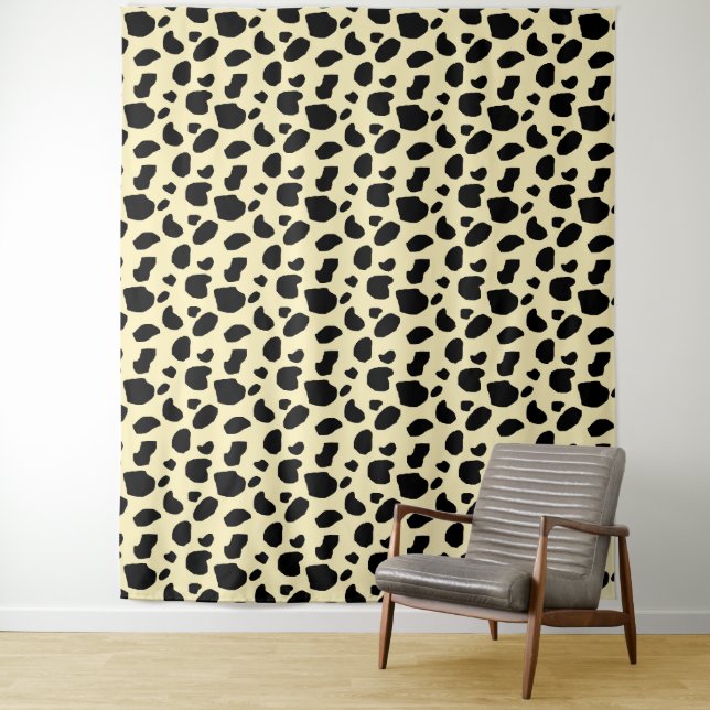 Cow Animal Skin Colour Pattern Design  Tapestry (In Situ)