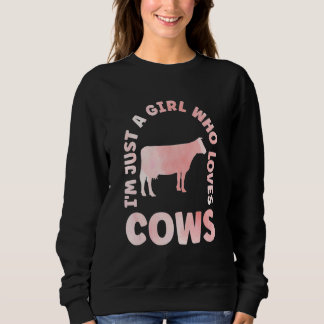Cow Apparel Farmer Cows Lover for Women & Kids_3 Sweatshirt