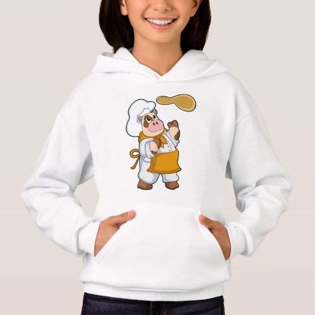 Cow as Cook with Dough (Front)