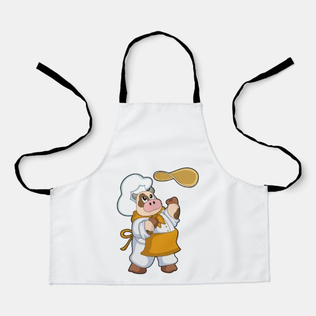 Cow as Cook with Dough Apron (Front)