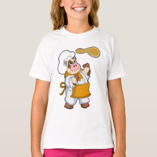 Cow as Cook with Dough T-Shirt
