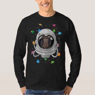 Cow Astronaut Farm Animal Deep In Space Cosmic Uni T-Shirt