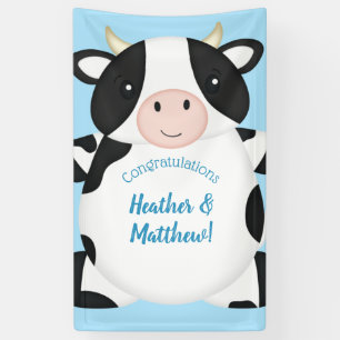 Cow Baby Shower Farm Banner