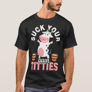 Cow Bauer Milk Cow Milking T-Shirt