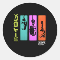 Cow Bebop Hand Gun Colourful Panels