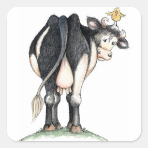 Cow Behind - Stickers
