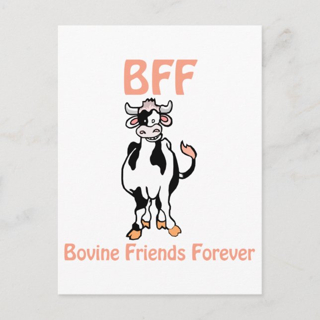 Cow BFF Postcard (Front)