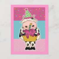 Cow Birthday Cards and Postage