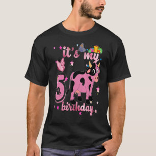COW Birthday Girl Princess 5th Birthday COW T-Shirt
