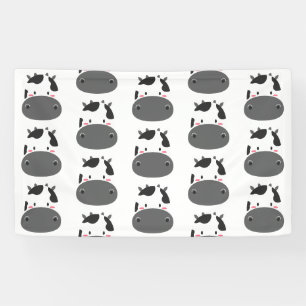 Cow Birthday Kids Art Banner